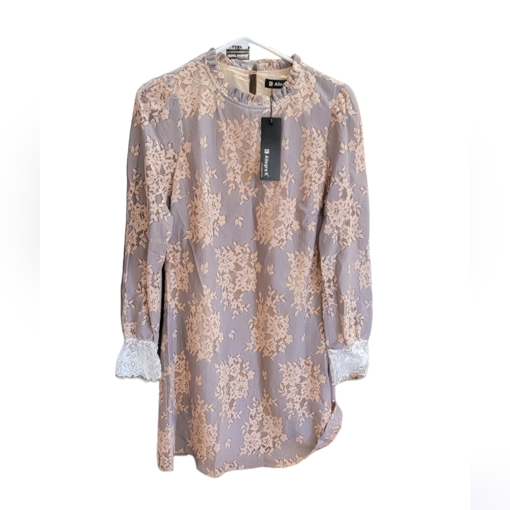ALLEGRA K Floral Tunic Dress